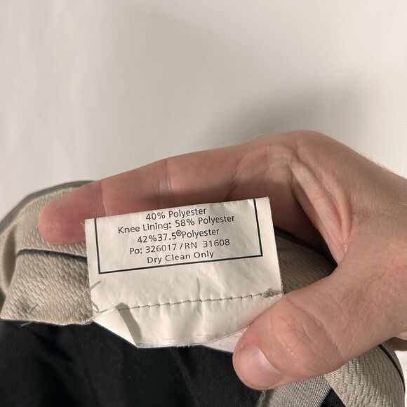 Jos A Bank Wool Blend Dress Pants Mens 38 R Grey Travel Tech Slim Fit Flat Front - Picture 9 of 9